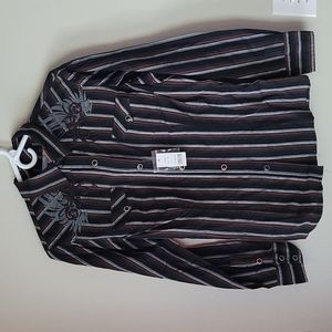 Tin Haul snap up western shirt